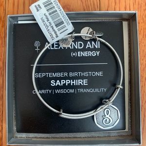 Alex & Ani Letter "S" Charm Bracelet - Silver